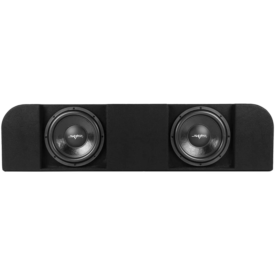 NEW DUAL 12" 1600W MAX LOADED SUB BOX FITS 2015-2025 FORD F-150 SUPER CREW CAB - Image 2 of 4