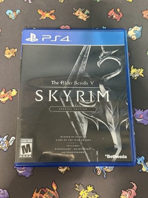 The Elder Scrolls V Skyrim Special Edition PS4 Complete CIB Map Manual Excellent