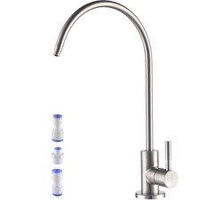 Brushed Nickel Drinking Water Purifier Faucet,Filtered Water Faucet for Kitch...