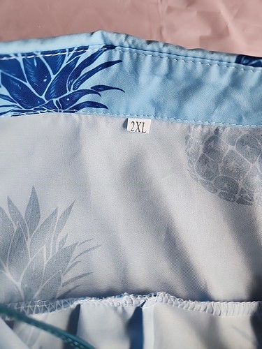 camicia connessione swinger ananas 2x blu.maniche elastiche con bottoni.#clo - Foto 3 di 8