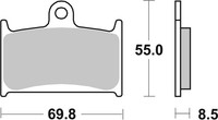 BremsbeläGe Brembo StraßE Carbon-Keramik - 07SU1407