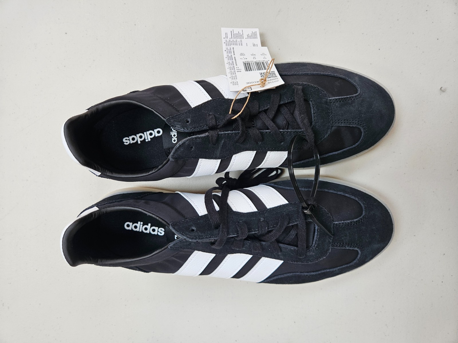 Adidas Barreda Decode Shoes JI2316 Black White UK 12 EU 47⅓ image 4