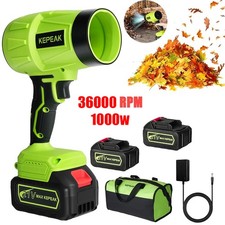 Leaf Blower Cordless with Battery and Charger Dust Cleaner Handheld Turbo Jet UK