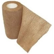 Asi Wrap-It-Up 4 In Brown Veterinary Cohesive Bandage Roll