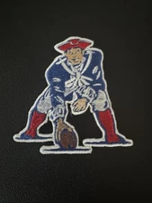 BOSTON NEW ENGLAND PATRIOTS AFL RETRO THROWBACK HELMET LOGO PATCH OLD STOCK NEW