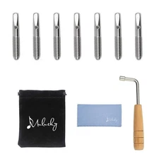 7 PCS Tuning Pin Widely Used for Lyre Harp Zithers Harpsichord and Other Prim
