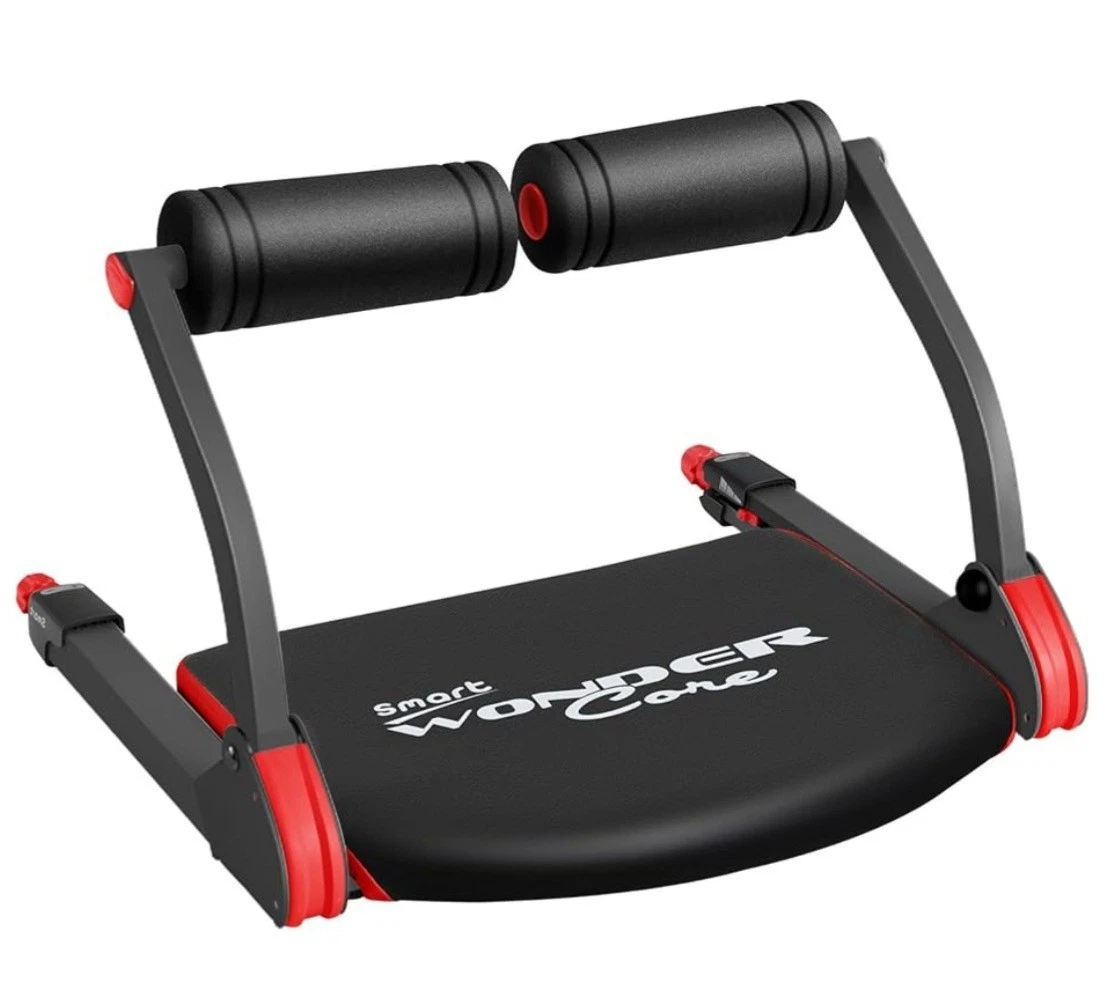 Wonder Core Smart Sit Up Exercise Equipment, Conditioning, Strength – Red