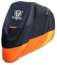 Motorcycle Cover   All Season Waterproof Outdoor Protection  Fits up to 116"