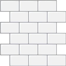 3D Self-Adhesive Wall Tiles, Peel & Stick Backsplash Premium Tiles 10-Pack