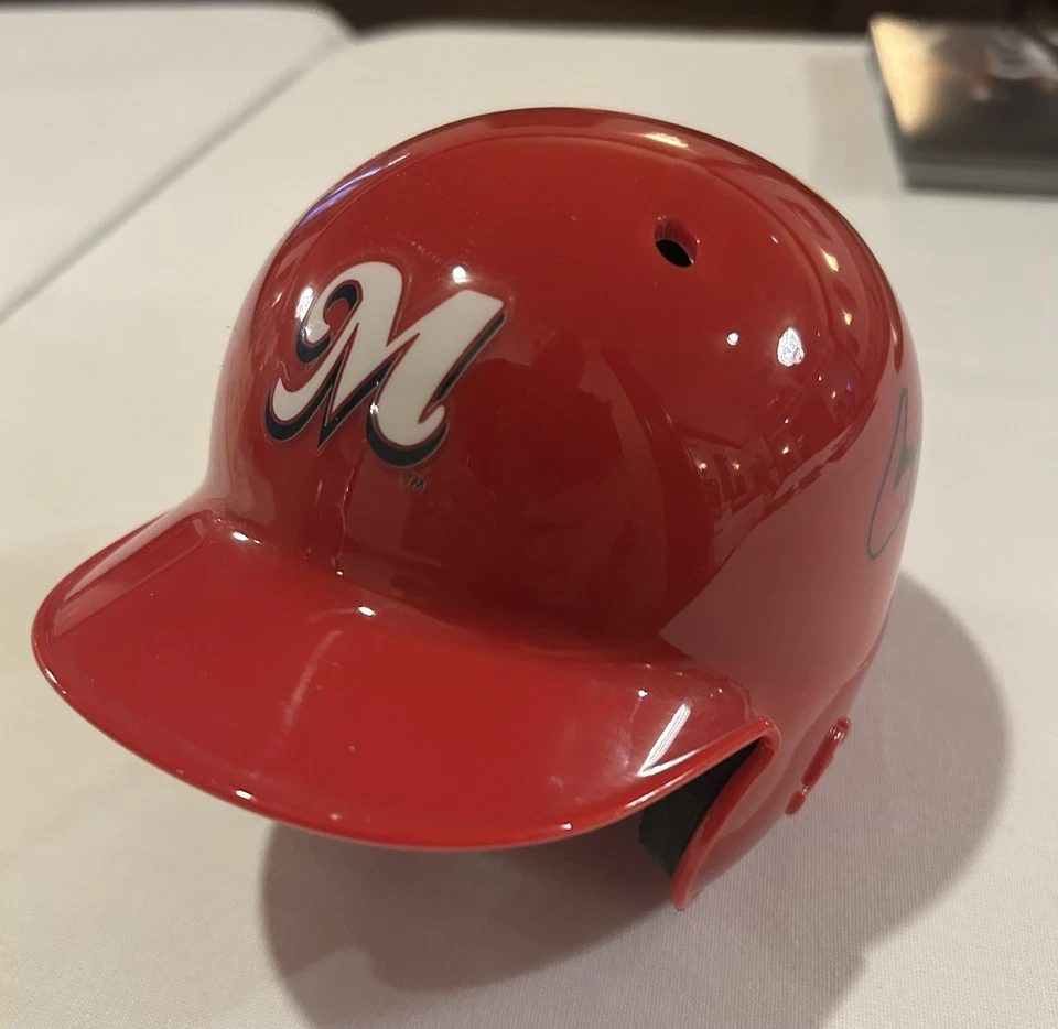 Mini Casco Autografiado Colby Rasmus Memphis Redbirds AAA Cardenales de San Luis Foto 2 de 4