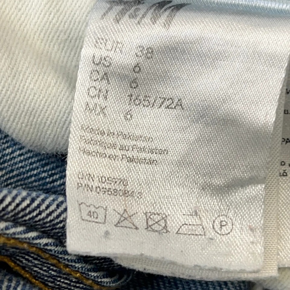 H&M Studio, Jeans, Größe: S, model: studio, Blau, Baumwolle, Einfarbig ...