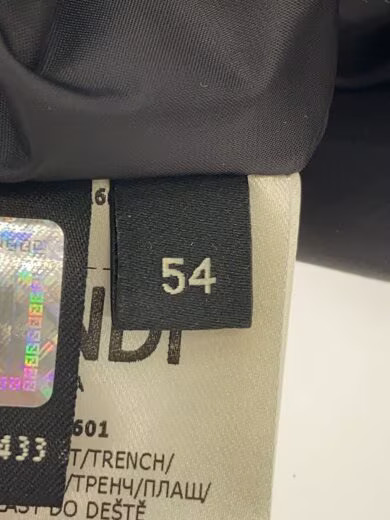 FENDI / Reversible bomber jacket / FF logo / Size 50 / Polyester / Black / FAA59 thumbnail 4