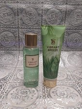 victoria secret body spray and lotion set 8oz  8.4oz VIBRANT BREEZE