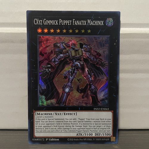 1ST EDITION CXYZ GIMMICK PUPPET FANATIX MACHINIX 2020 INFO-EN043 (NM/LP) YUGIOH - Picture 1 of 2