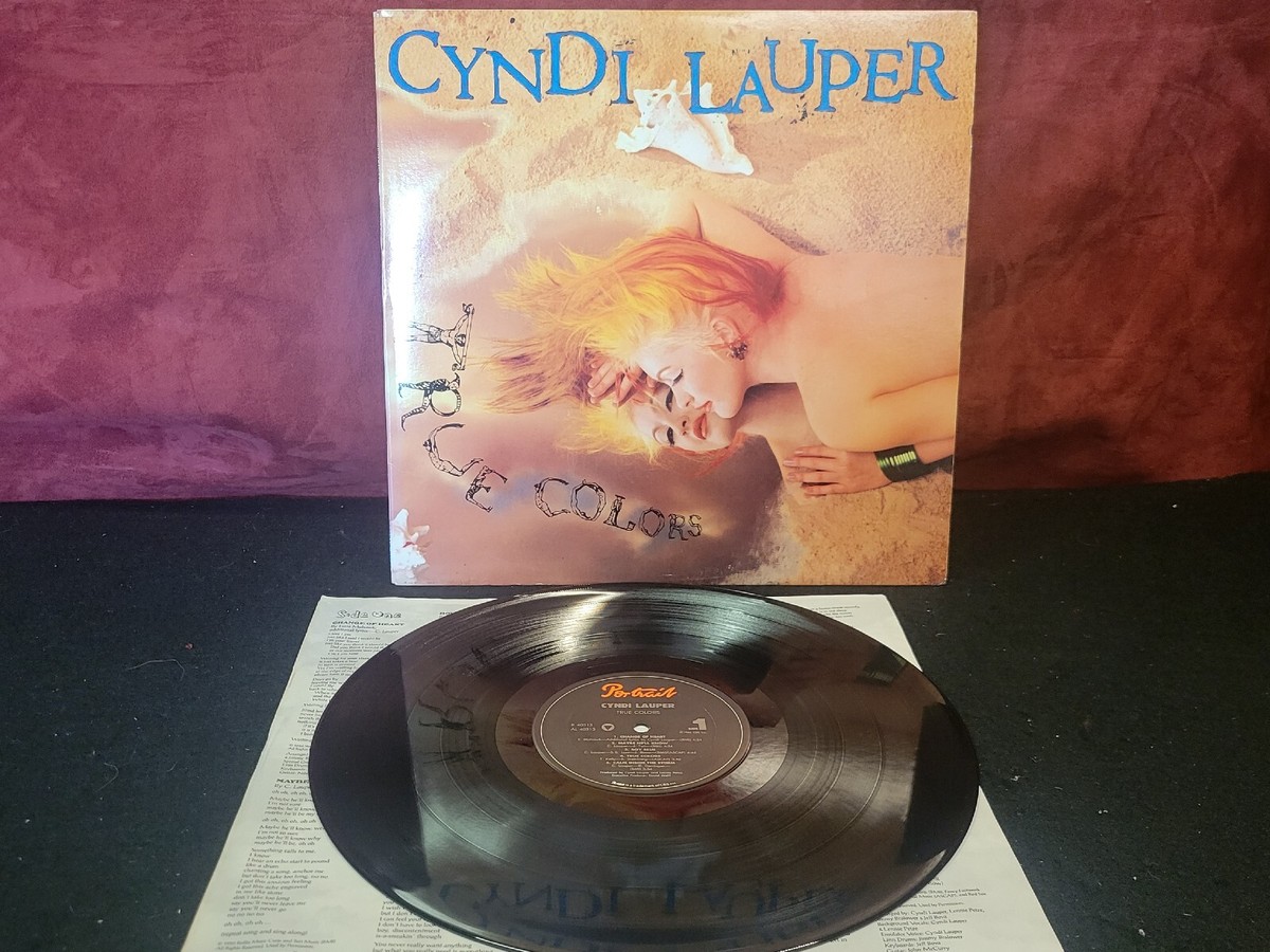Cyndi Lauper - True Colors 33 RPM Vinyl LP Record 1986 | eBay