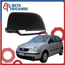 Calotta Specchietto Retrovisore Volkswagen Polo 10/2001-04/2005 Nera Sinistra Sx