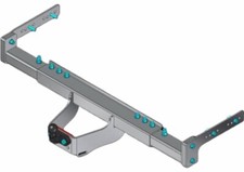 Towtrust Fixed Flange Towbar For Swift Bolero 684FB Motorhome 2012-Onwards