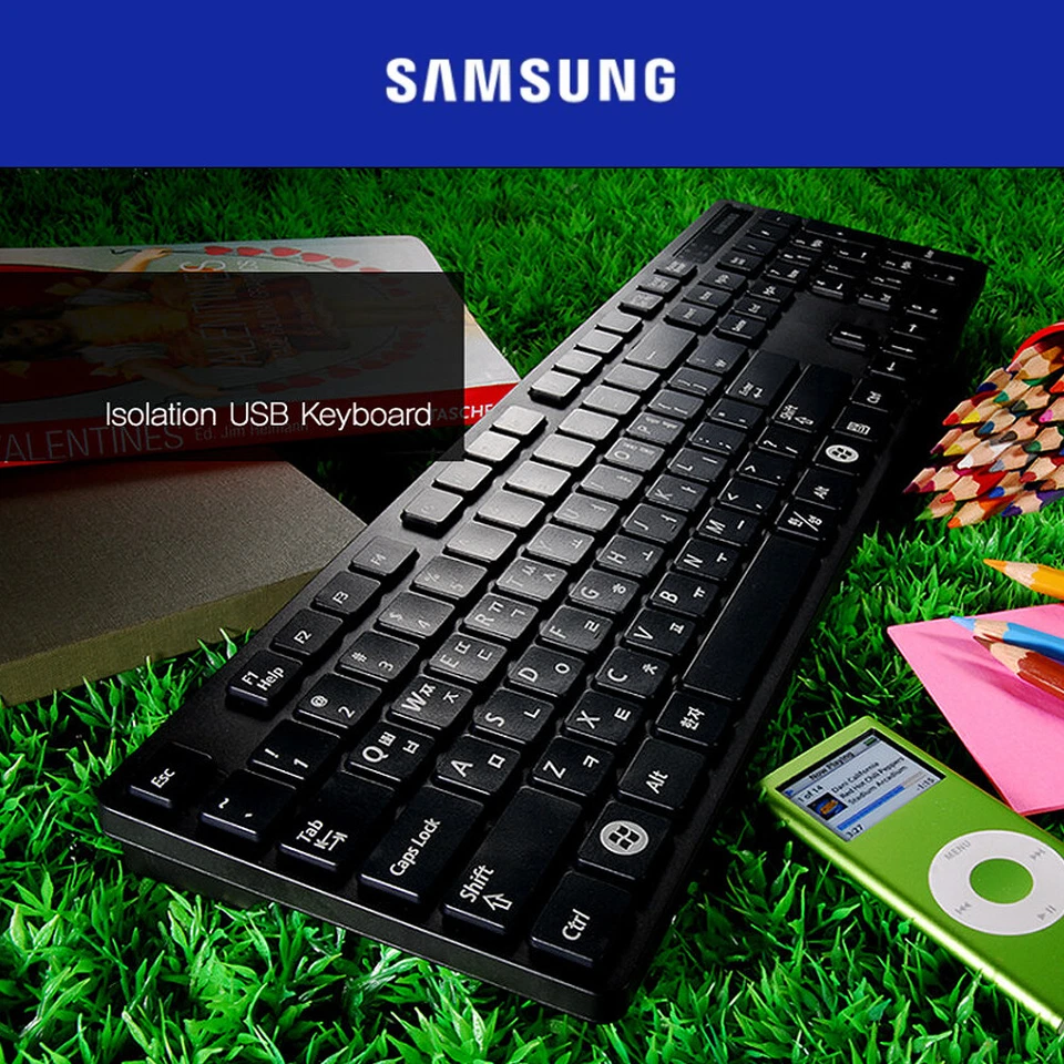 SAMSUNG Wired Keyboard SKS-9000UB Isolation USB Keyboard Comfortable Stable - Image 2 of 4