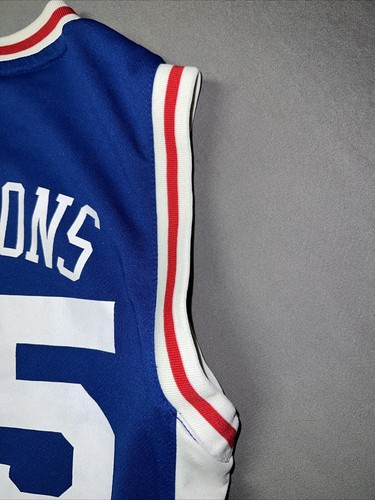 Adidas Philadelphia 76ers Jersey Youth S Blue 25 Ben Simmons (2622) - Picture 14 of 14