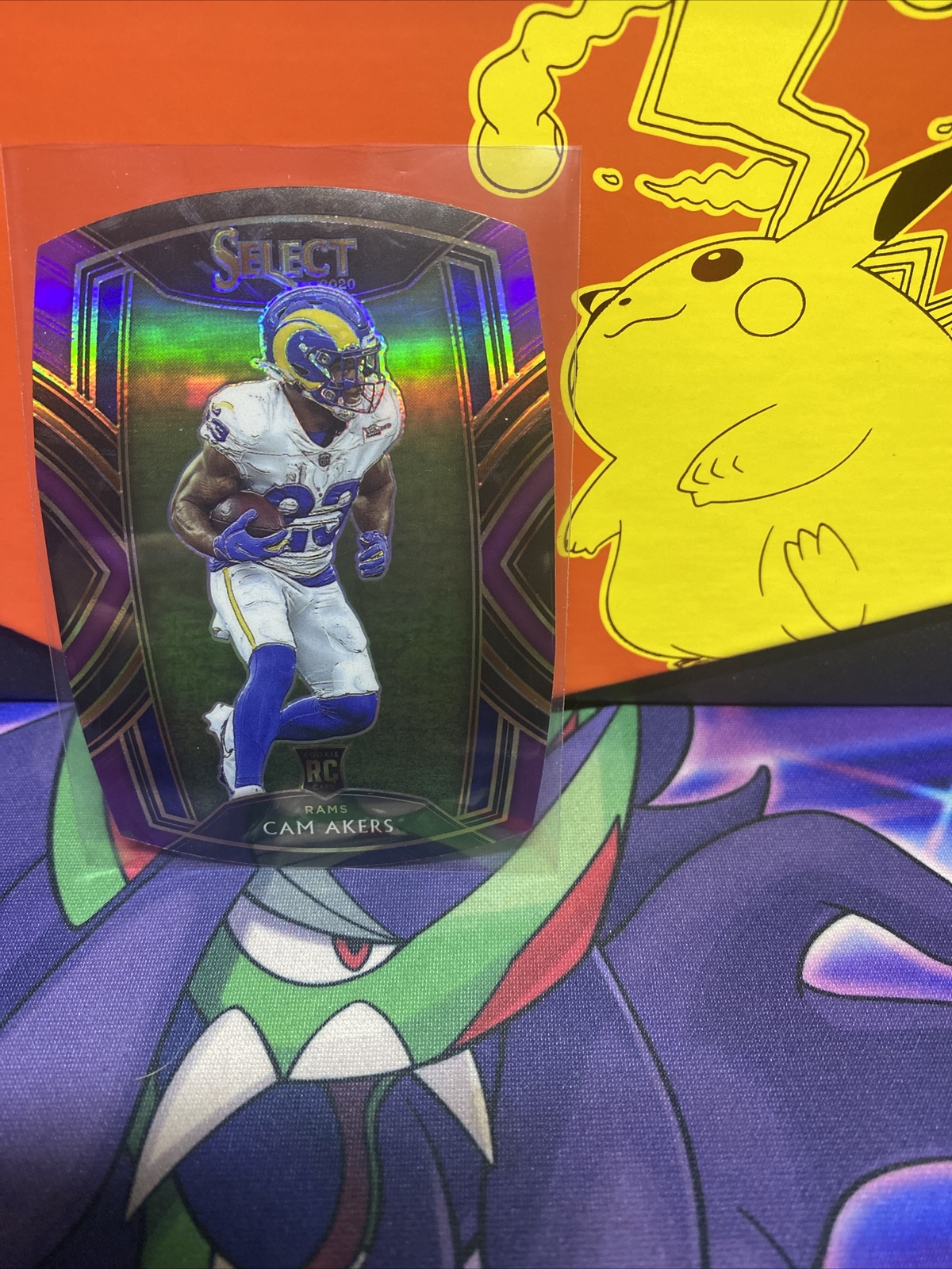 2020 SELECT PURPLE DIE CUT CLUB LEVEL ROOKIE CAM AKERS RAMS G