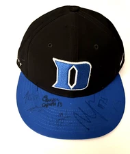 Nike Dri-Fit Duke Blue Devils Hat, Football Player/Coach Signatures, Fitted Sz 7