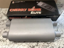 Cherry Bomb 7553 Elite 2.250" Dual Inlet & Outlet Steel Muffler - MADE IN USA