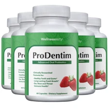 ProDentim Advanced Oral Probiotics - 5 Bottles. 300 Capsules