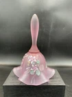 FENTON PINK SATIN RUFFLED HP by A RUSSELL BELL