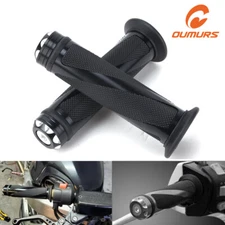 7/8" Hand Grips Handle Bar For Suzuki GSXR600 750 1000 Honda CBR600RR Black
