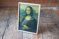Vintage Mona Lisa Leonardo Da Vinci Framed Print Small