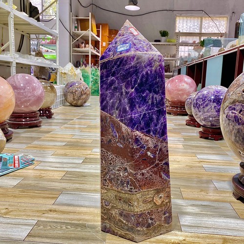 75.83LB Amethyst Quartz Column - A Natural Monument for Spiritual Clarity - 第 4/15 張圖片