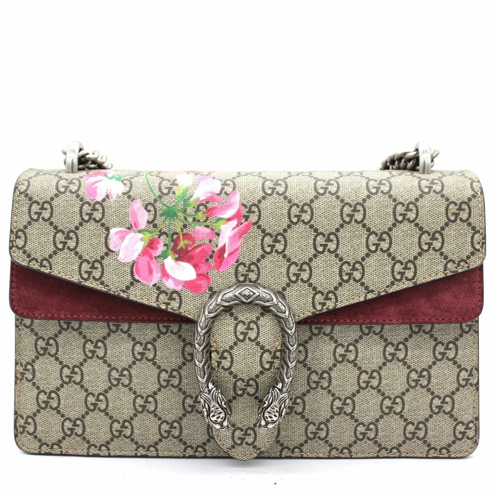 Gucci Wallet GG Supreme Blooms Pink