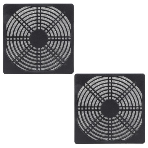 Computer Dust filter Computer Fan Filters Grille PVC Black Dustproof Case Cover - Afbeelding 6 van 16