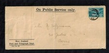 2 New Zealand OPSO Official Overprint Covers w/ Perfect Stamps and Cancels