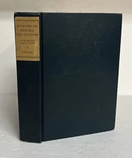 MEMOIRS OF BERTHA VON SUTTNER: THE RECORDS OF AN EVENTFUL LIFE Vol 1  HC 1910
