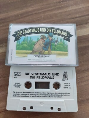 MC Kassette Hörspiel Die Stadtmaus Und Die Feldmaus Peralt Montagut Verlag 