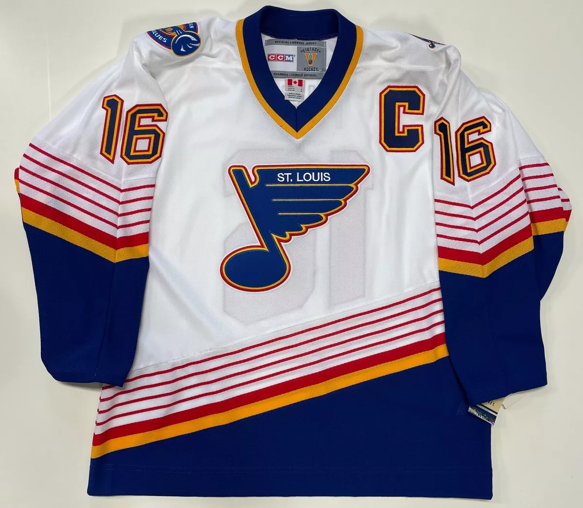 1995-96 Brett Hull St. Louis Blues Stanley Cup Play-Offs Game Worn Jersey