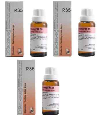 Dr. Reckeweg R35   Teething Aches & Irritability Drops   22ml | Pack of 3