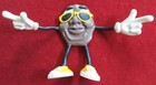 Vtg 1987 California Raisins Collectible Rubber Figurine Yellow Shoes Sunglasses