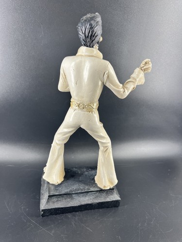 Elvis Presley Singing Skeleton Figurine Halloween Day of the Dead 12" - Picture 3 of 10