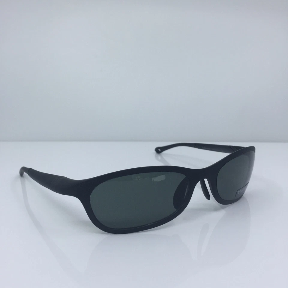 Nuevas gafas de sol deportivas Tag Heuer TH 1001 C. 301 negras cepilladas 56-19 mm Foto 4 de 4