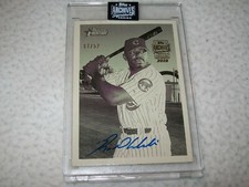 2020 TOPPS ARCHIVES 2001 HERITAGE RONDELL WHITE AUTO SIGNED #D/52 CHICAGO CUBS