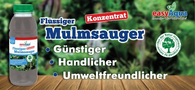easyAqua  Flüssiger Mulmsauger  Schlammsauger easy Plus Life Kontentrat