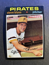 1971 Topps Baseball Steve Blass Pittsburgh Pirates Card #143