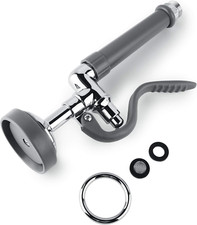 Pre Rinse Sprayer Commercial Sink Faucet Spray Valve Chrome Finished Grey