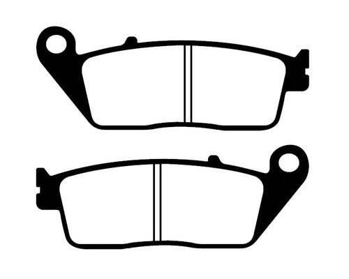 EBC Organic FRONT Disc Brake Pads (1 Set) Fits HONDA CB300F (2015 to 2020) - Picture 4 of 5