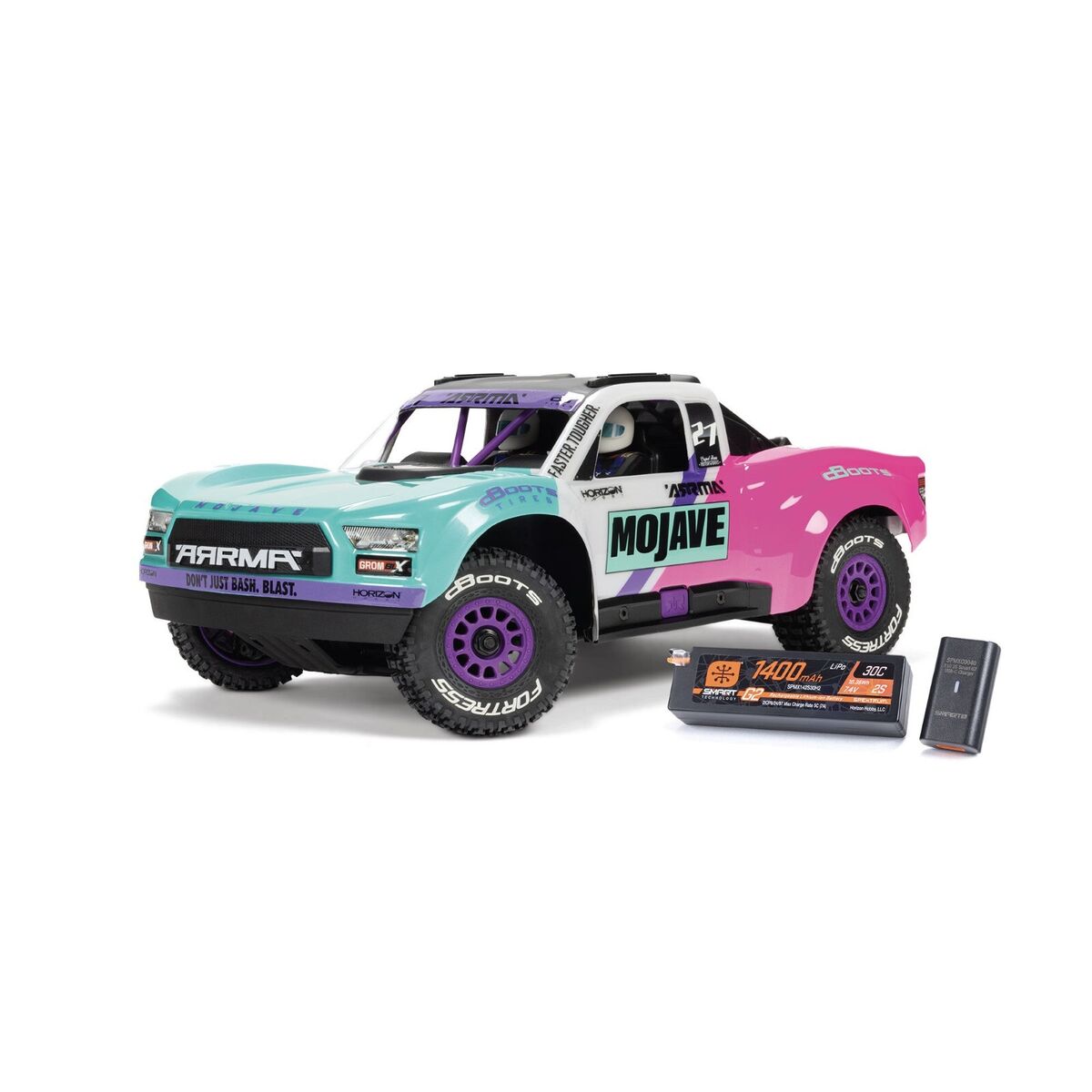 ARRMA MOJAVE GROM Body, Teal/Pink ARRMA MOJAVE GROM Body, Teal/Pink