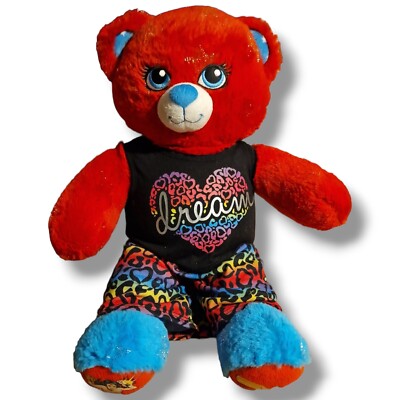 BABW Build A Bear Workshop Wonder Woman Bär mit Outfit Stofftier Plüsch 