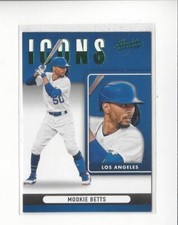 2022 Absolute Icons Retail Green #4 Mookie Betts Dodgers