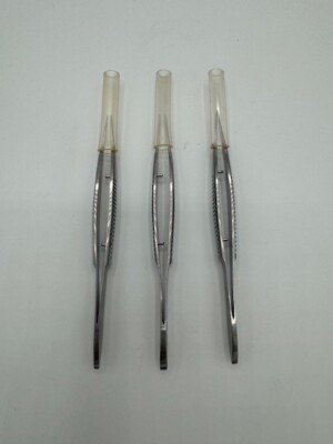 V. Mueller McPherson Micro Iris & Suture Forceps (x3) OP3495